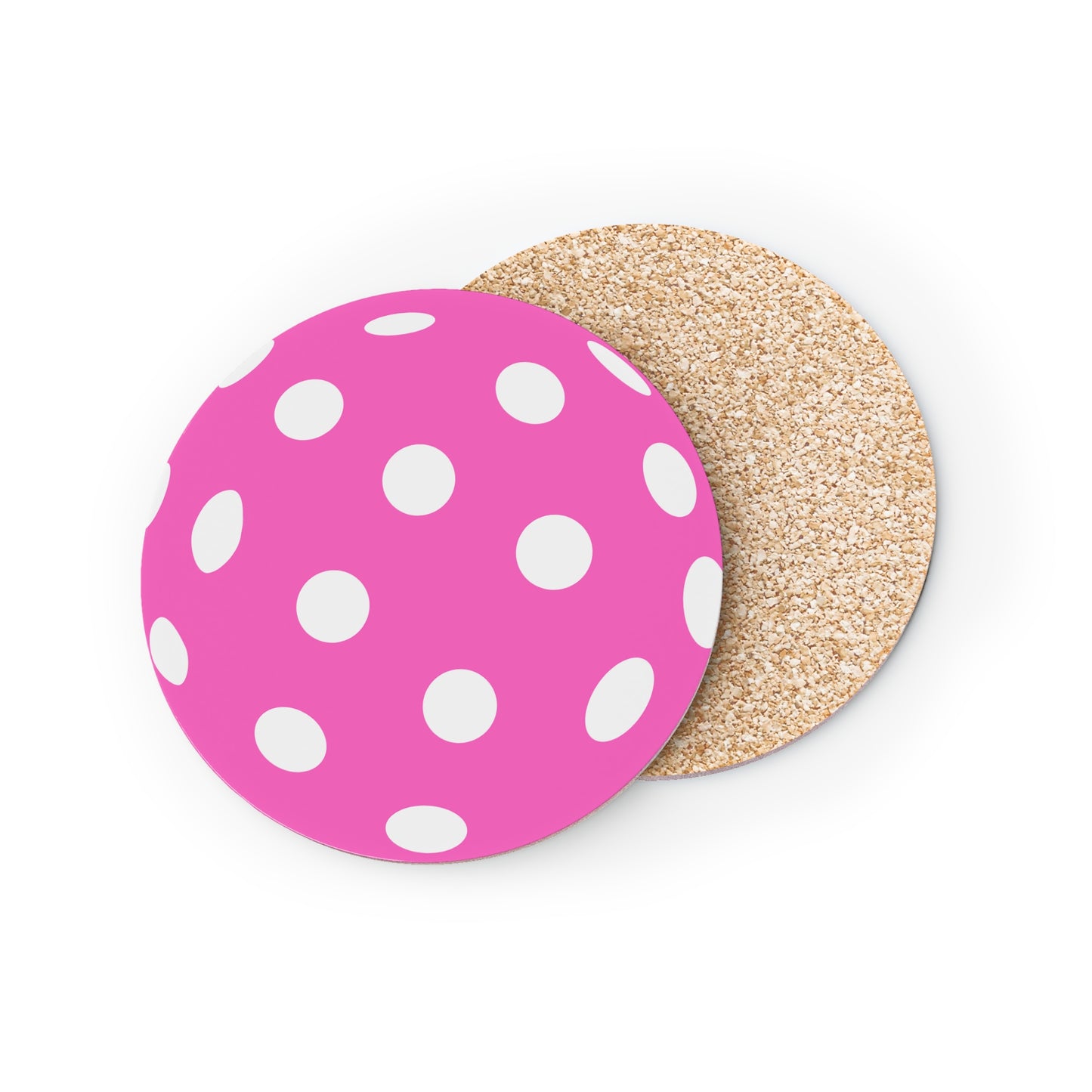 Pickleball Coaster Set, Pink