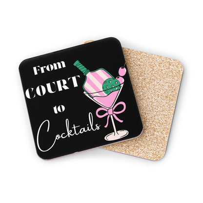 Court to Cocktails Coasters