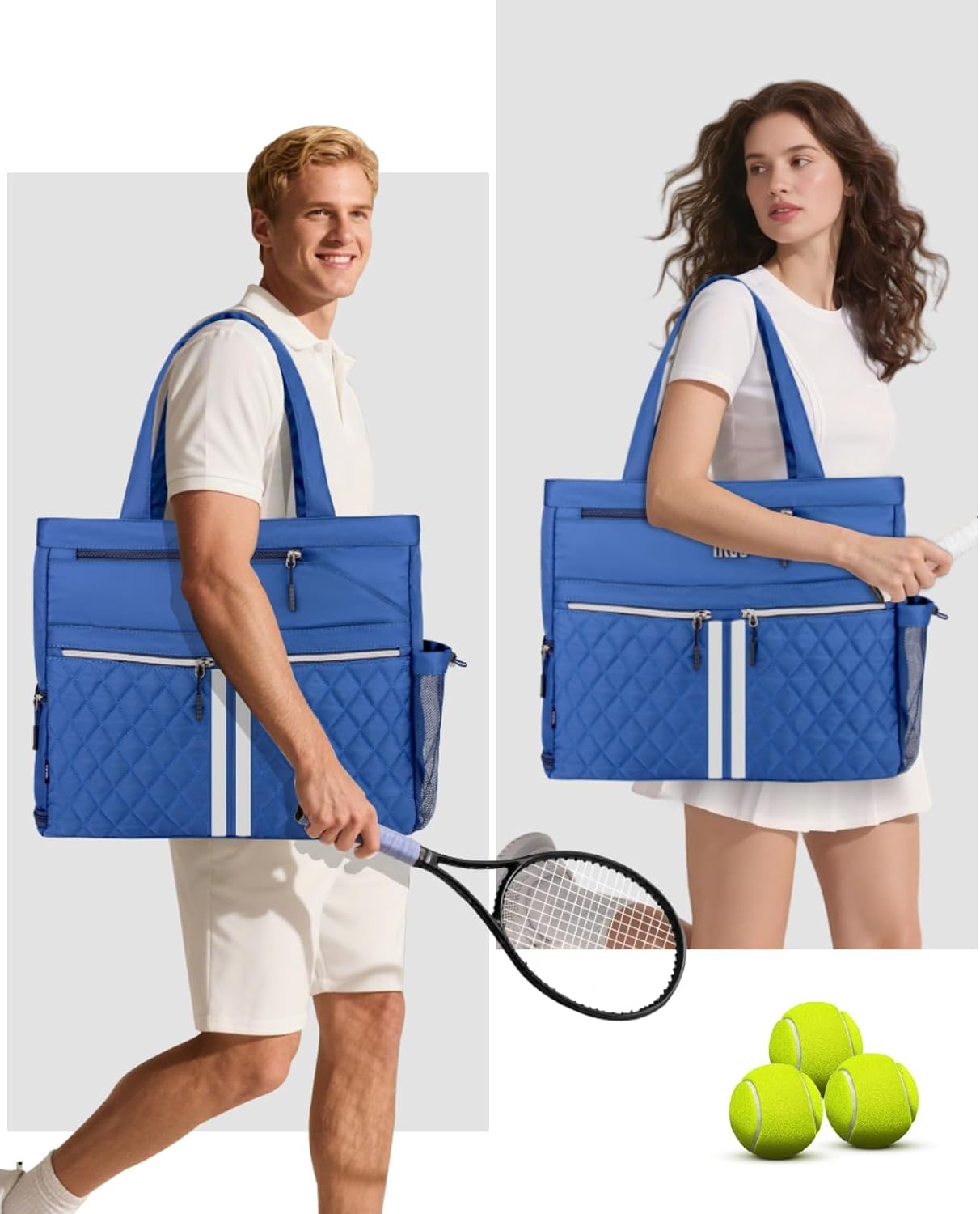 Large Quilted Pickleball Bag