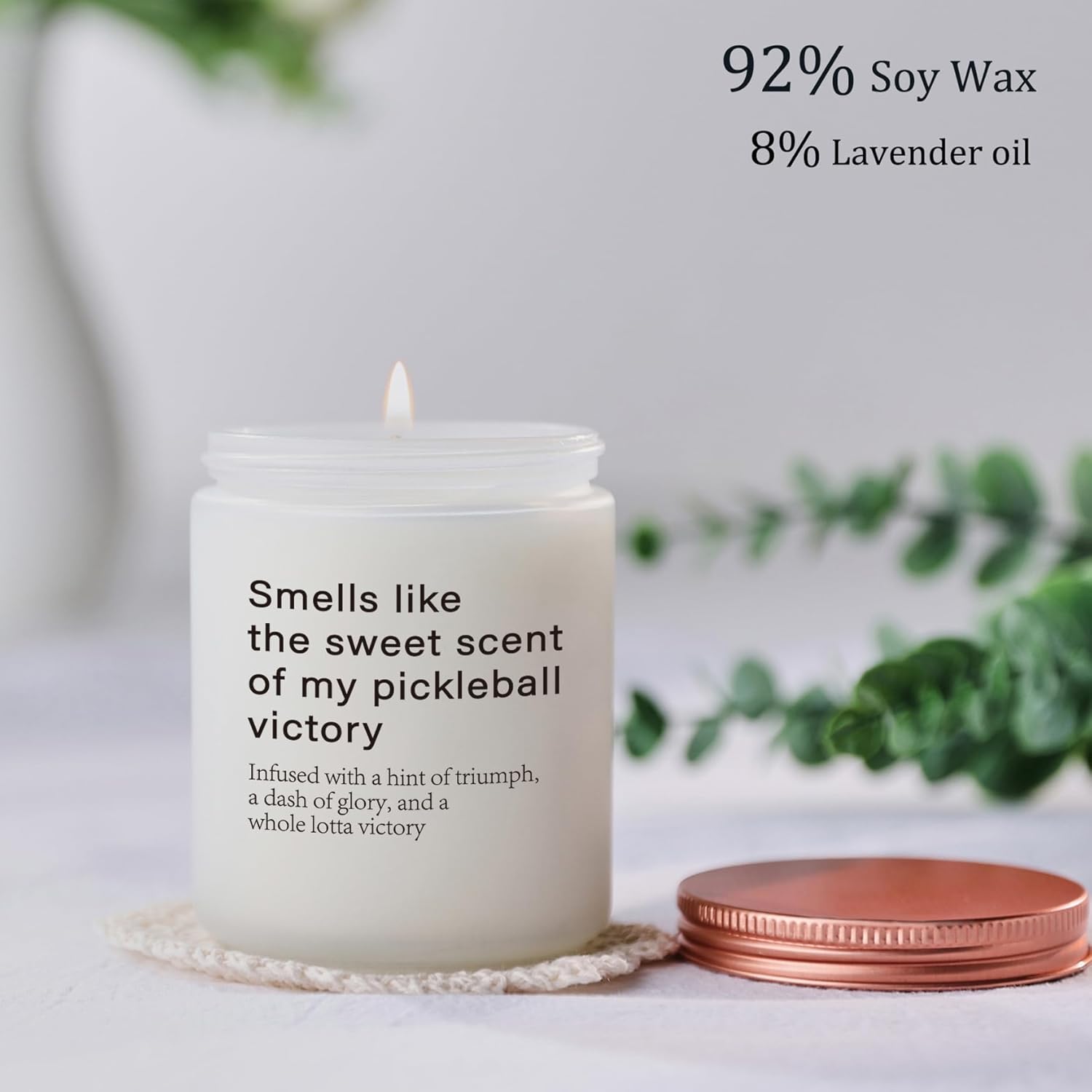 Pickleball Victory Candle