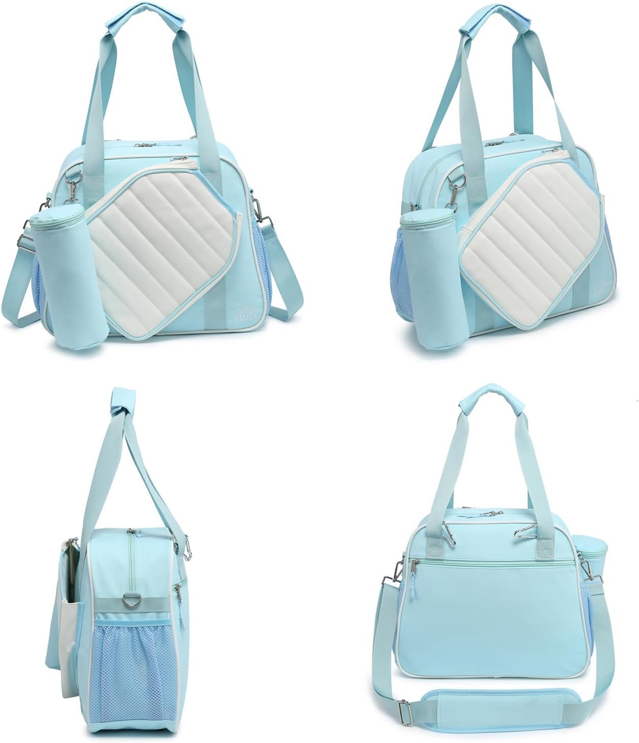 Crossbody Pickleball Bag with Ice Bag & Ball Bag