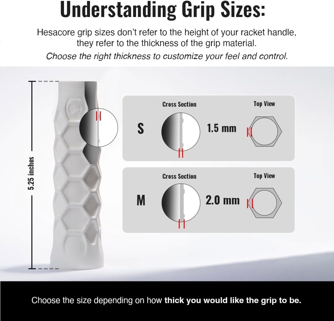 Pickleball Paddle Grip - 5.25In SMALL