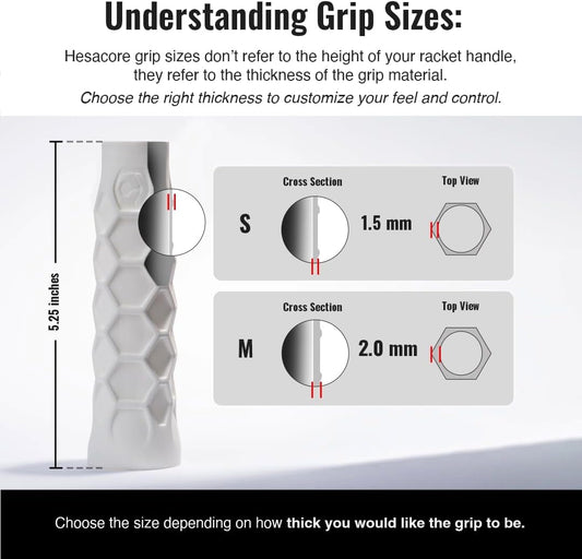 Pickleball Paddle Grip - 5.25In SMALL