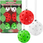 Pickleball Christmas Ornaments Set of 6