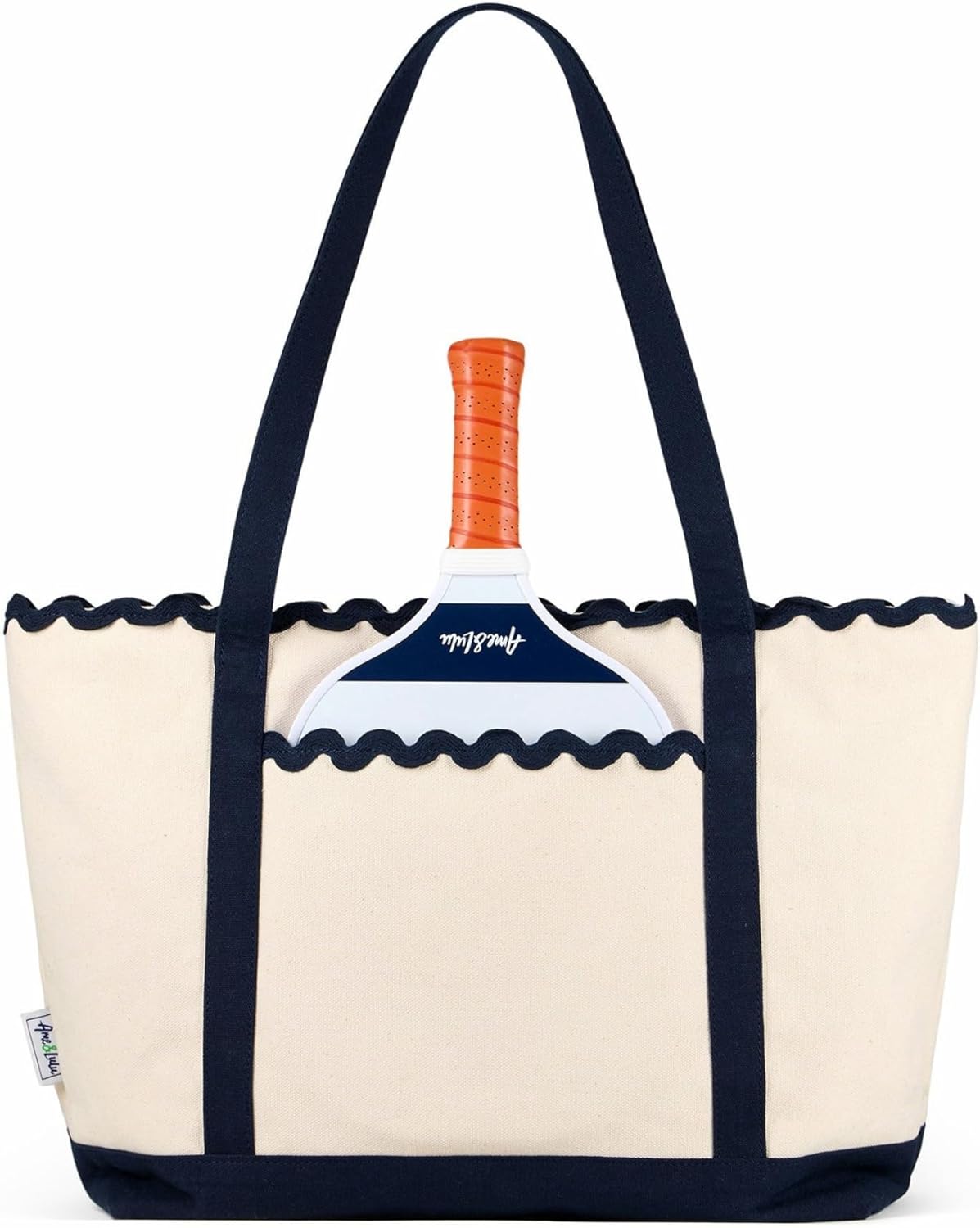 Court to Coast Canvas Pickleball Tote Bag