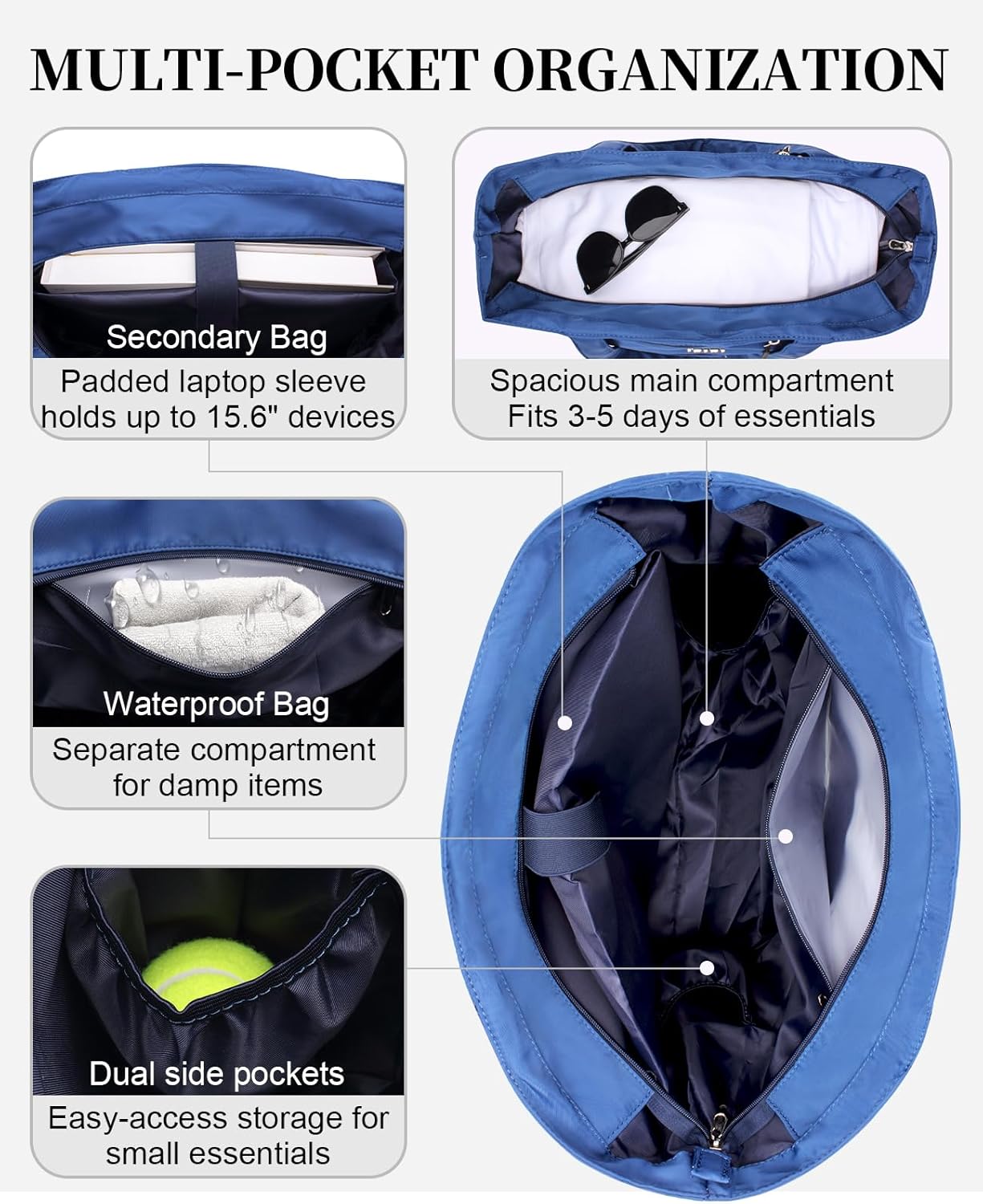 Large Quilted Pickleball Bag