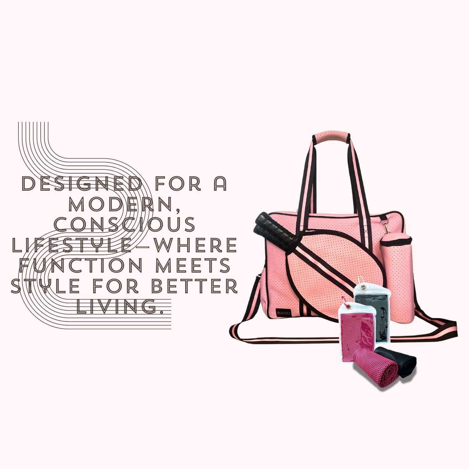 The Rally Stripe Collection, Perforated Pink