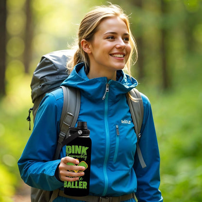 Pickleball Water Bottle 32Oz | Insulated Stainless Steel