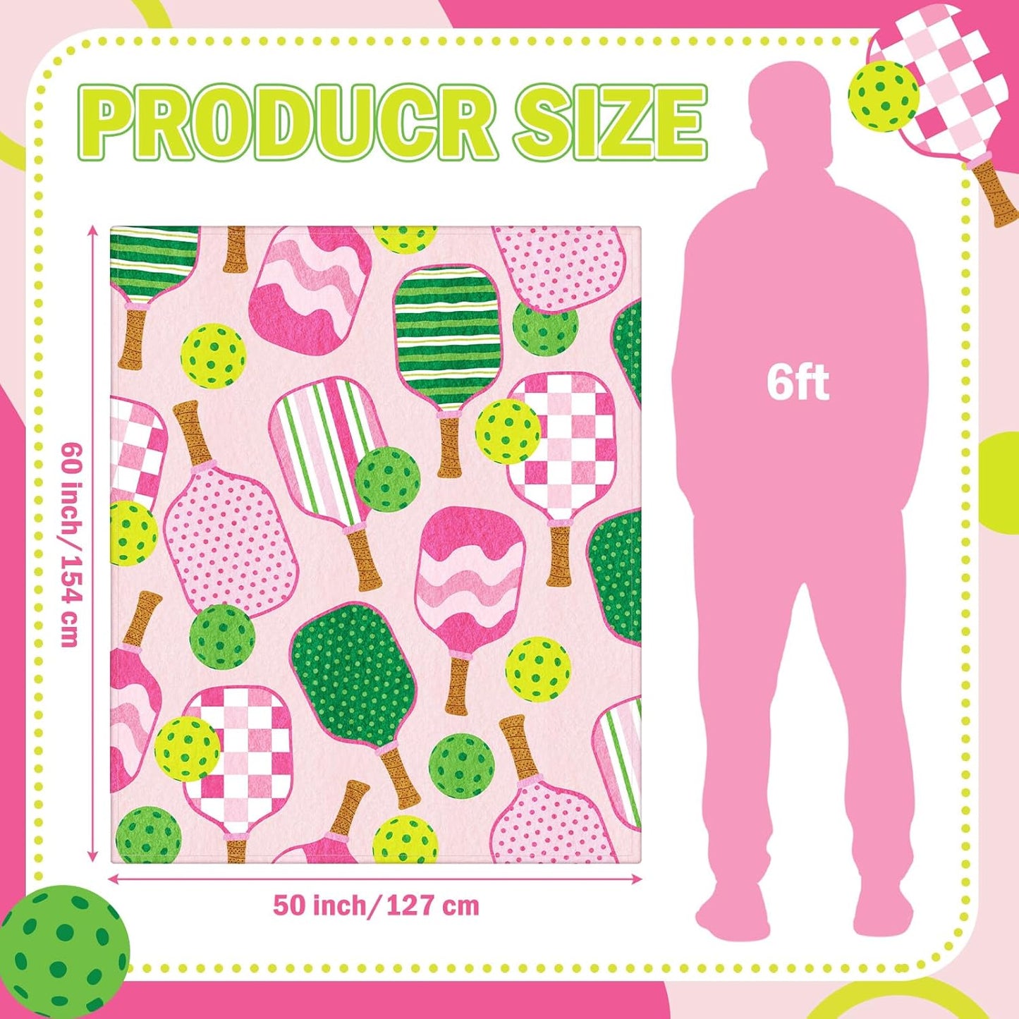 50'' X 60'' Dinkball Blanket