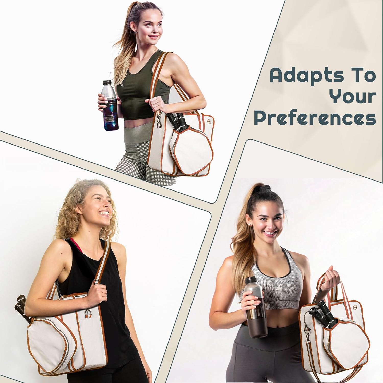 Canvas Tote Bag with Adjustable Strap