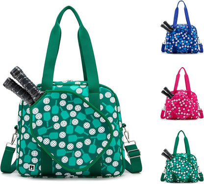 Pickleball Patterned Pickleball Bag, Green