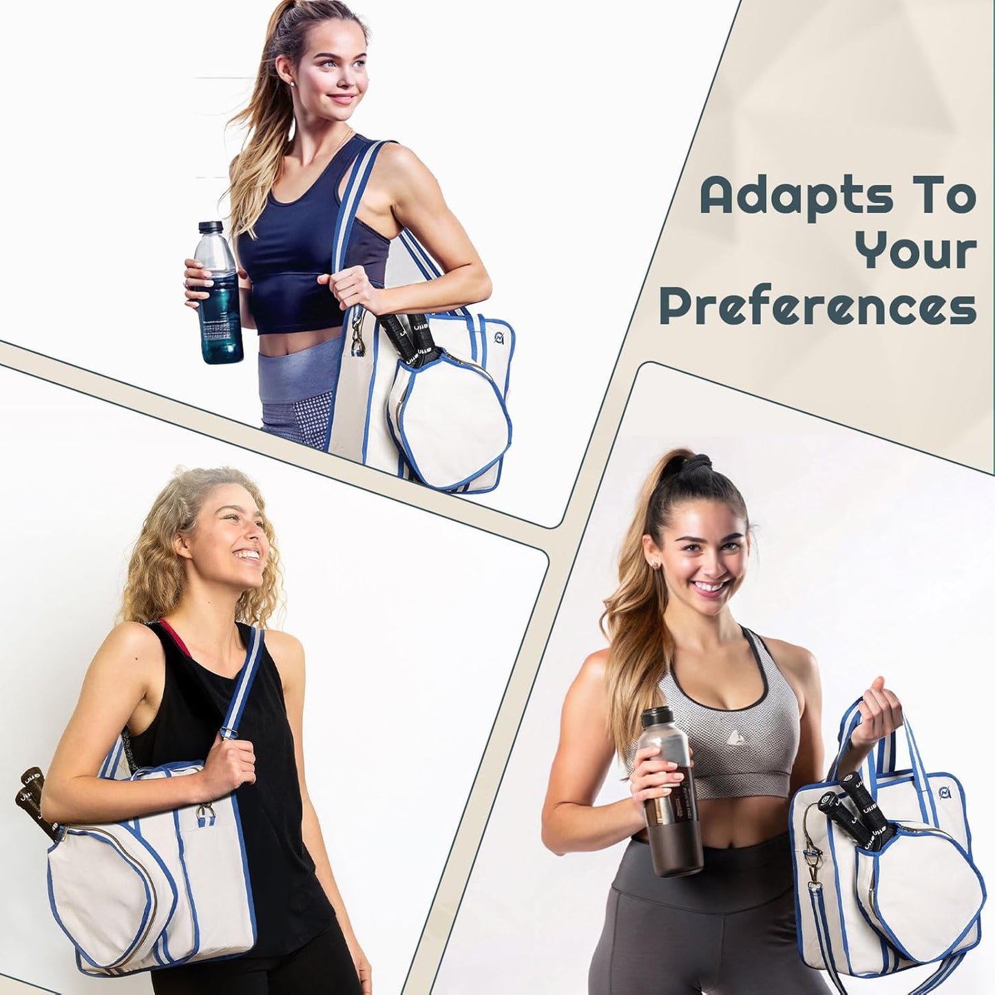 Canvas Tote Bag with Adjustable Strap