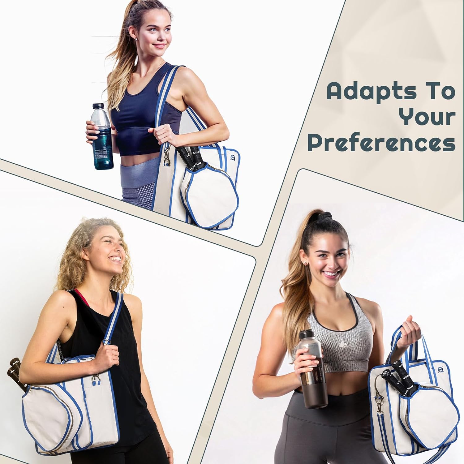 Canvas Tote Bag with Adjustable Strap