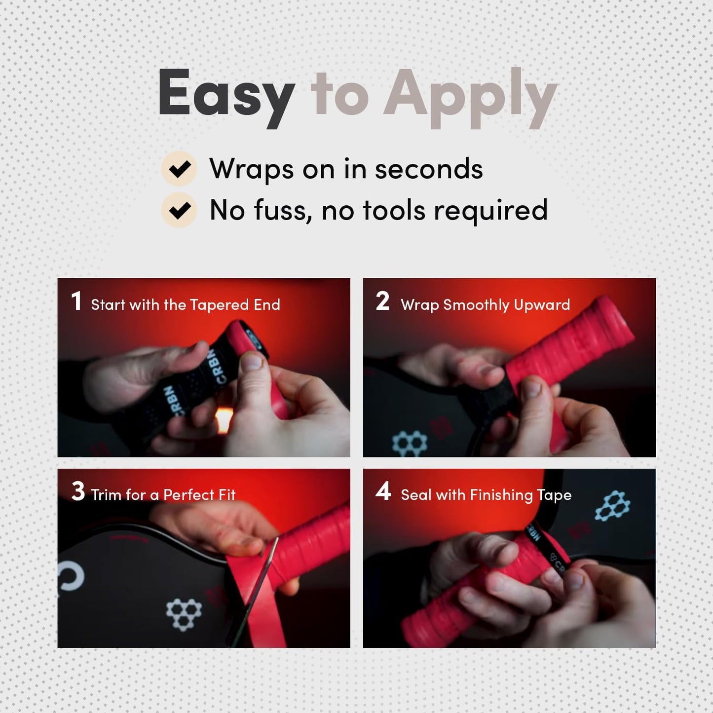 Drytec™ Overgrips - Absorbs Shock & Moisture