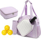 Crossbody Pickleball Bag with Ice Bag & Ball Bag