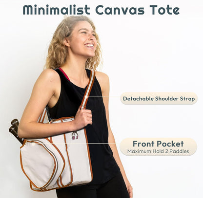 Canvas Tote Bag with Adjustable Strap