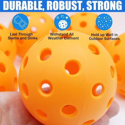 Outdoor Pickleballs, Fun Colors