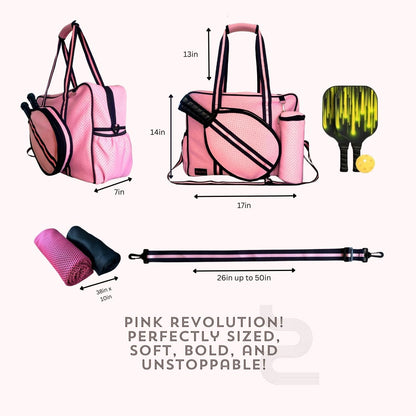 The Rally Stripe Collection, Perforated Pink