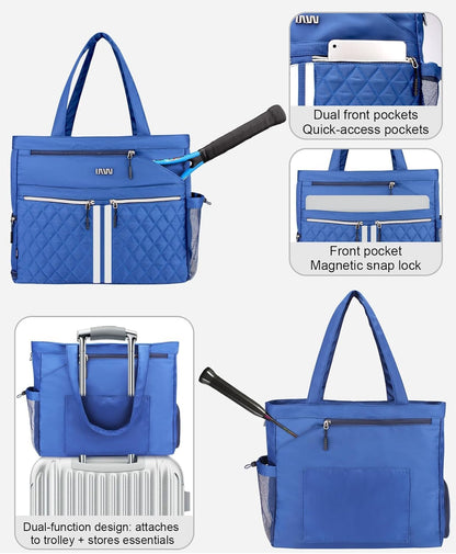 Large Quilted Pickleball Bag