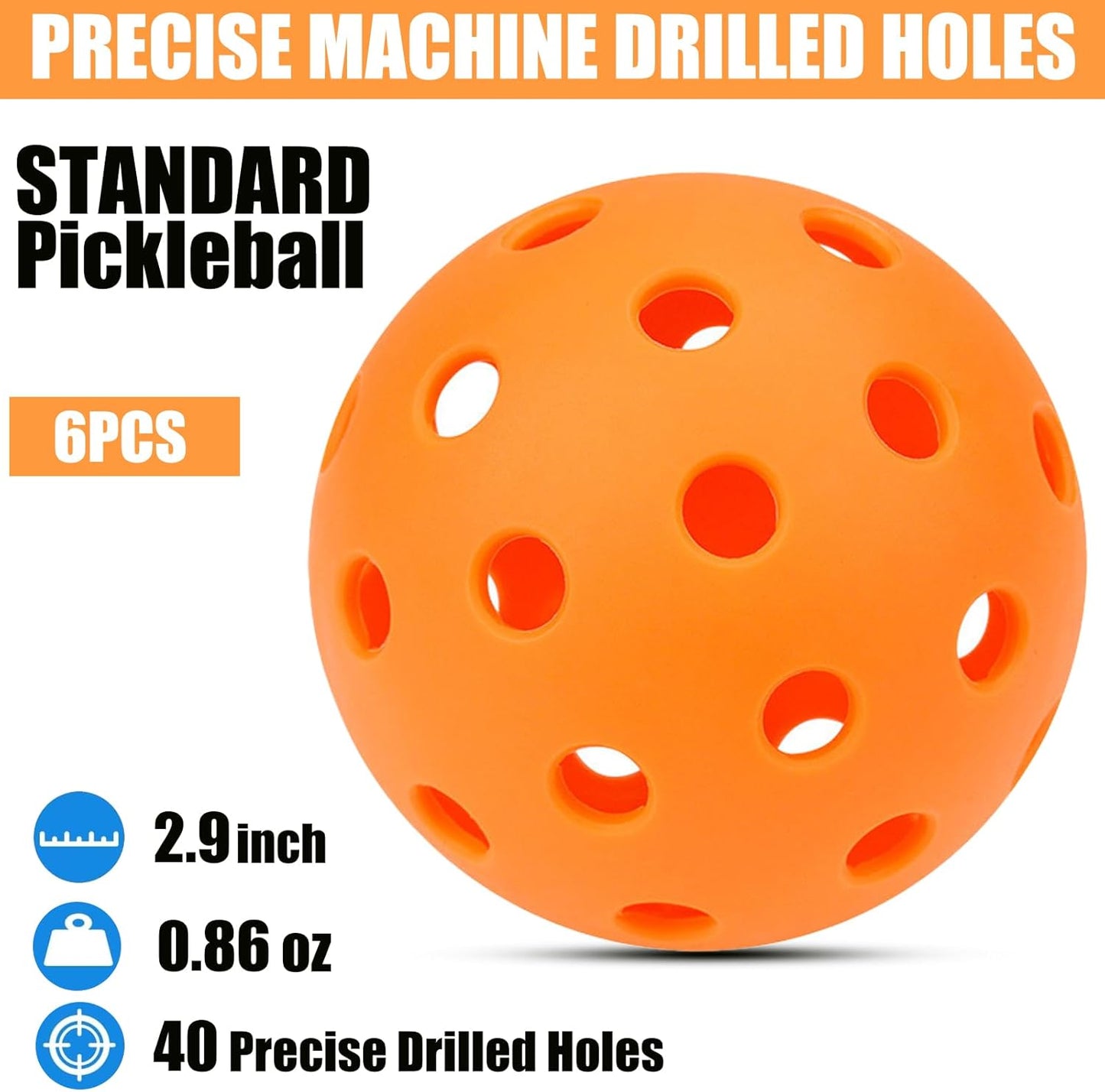 Outdoor Pickleballs, Fun Colors