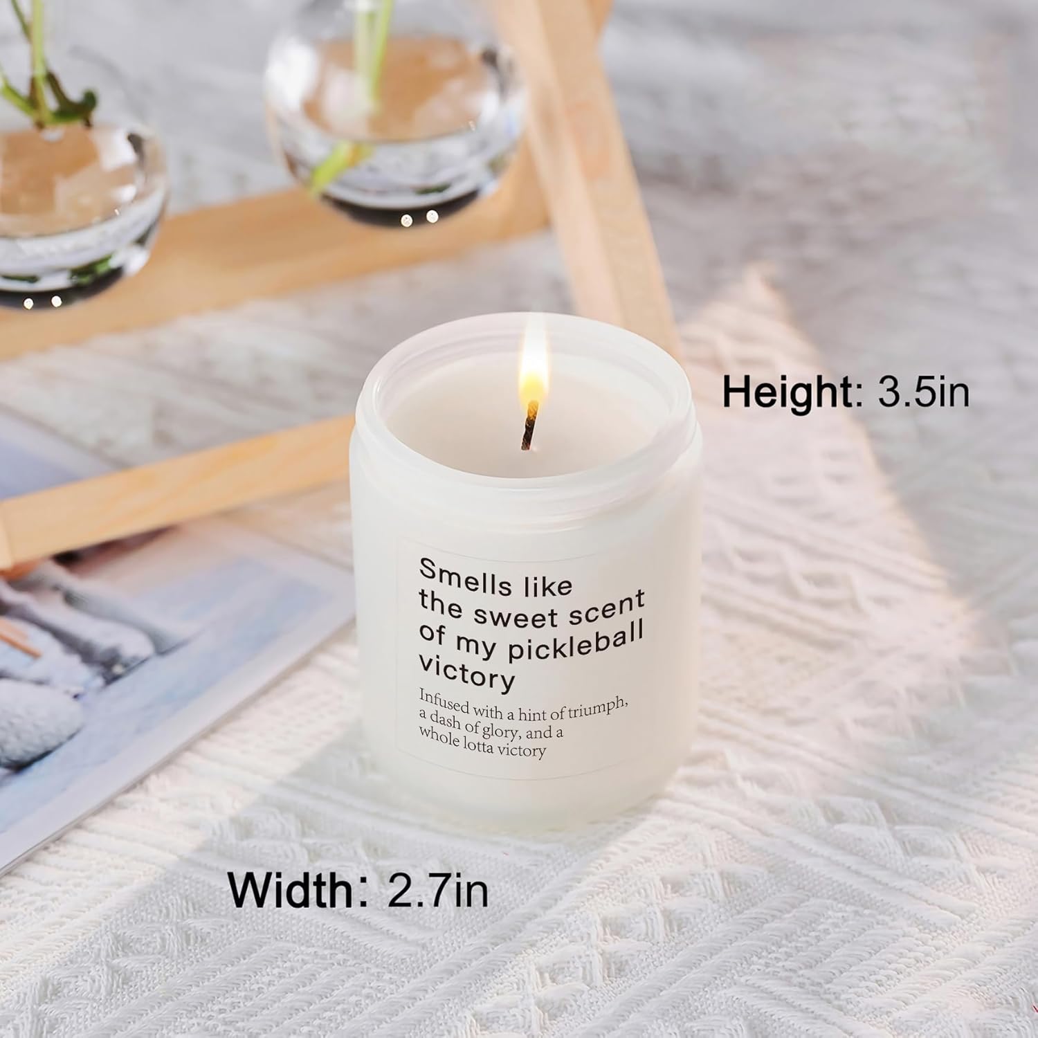 Pickleball Victory Candle