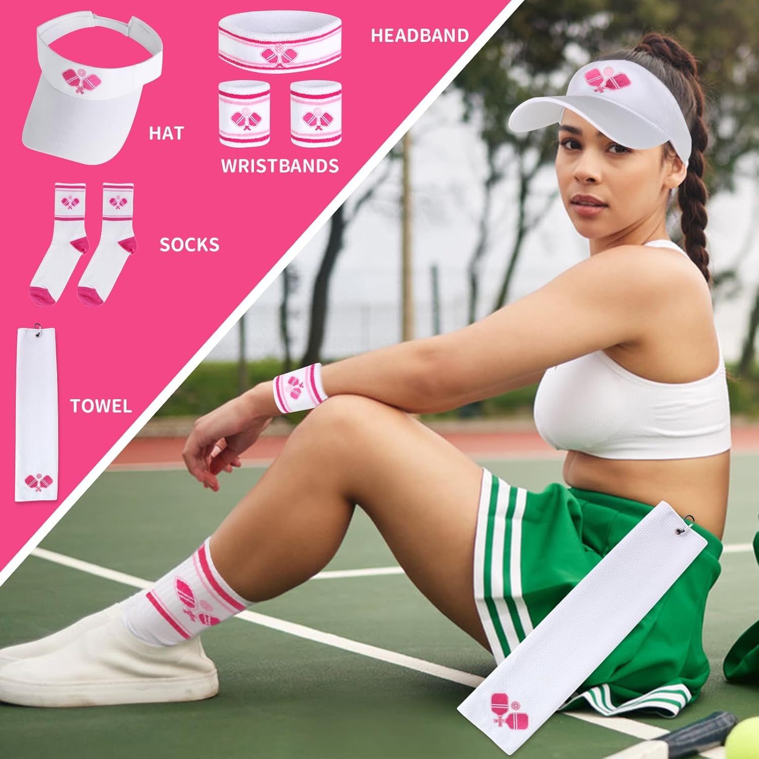 5 Piece Pickleball Accessory Gift