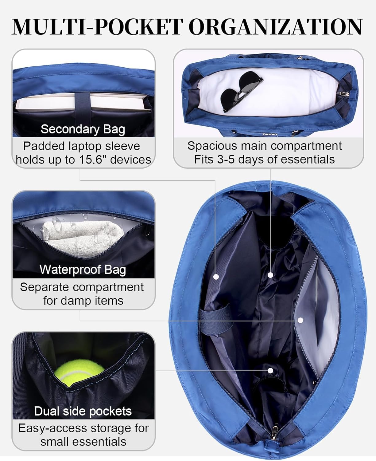 Large Quilted Pickleball Bag