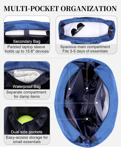 Large Quilted Pickleball Bag