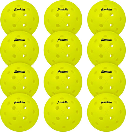 X-40 Outdoor Pickleballs - Official Ball of USA Pickleball, APP Tour + US Open - Regulation Size