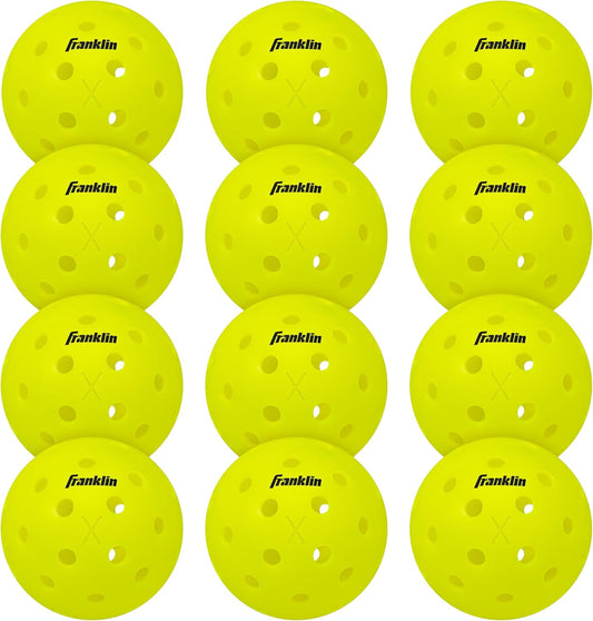 X-40 Outdoor Pickleballs - Official Ball of USA Pickleball, APP Tour + US Open - Regulation Size