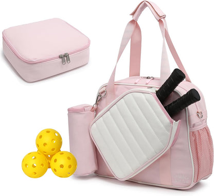 Crossbody Pickleball Bag with Ice Bag & Ball Bag