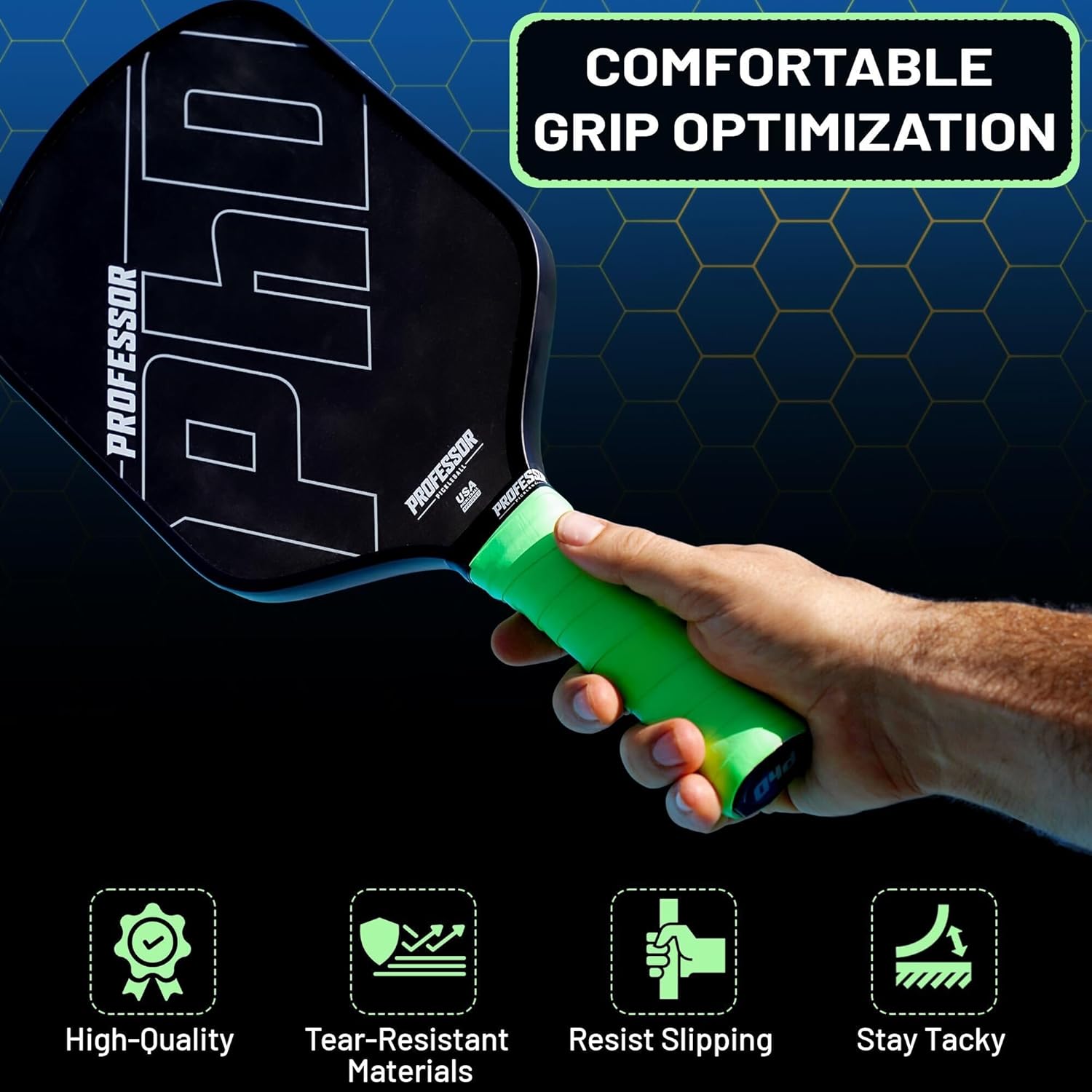 Professor P-Tac Pickleball Paddle Overgrip