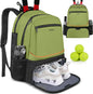 Pickleball Backpack with Insulated Pocket & Ventilated Shoe Compartment