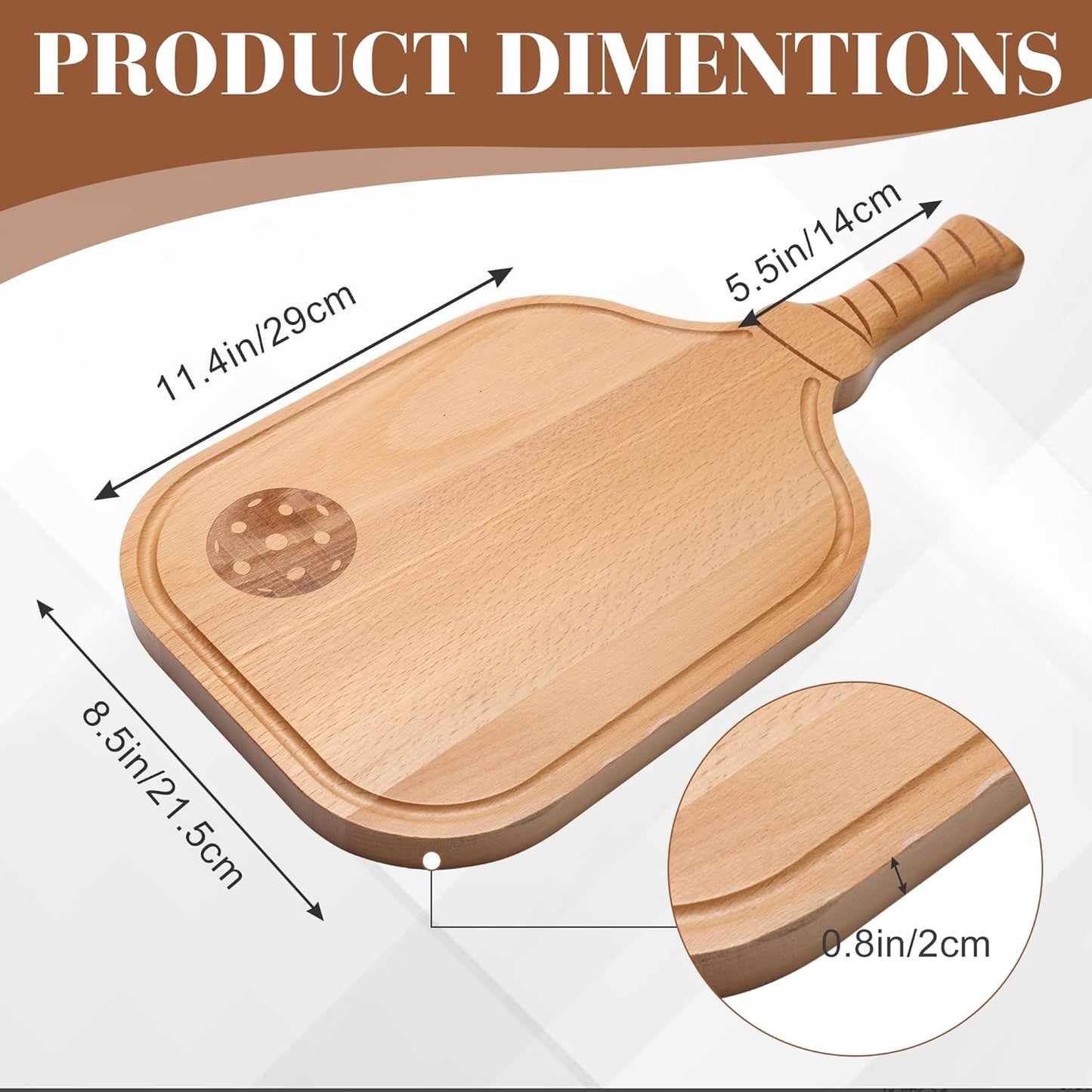 Pickleball Paddle Charcuterie Board