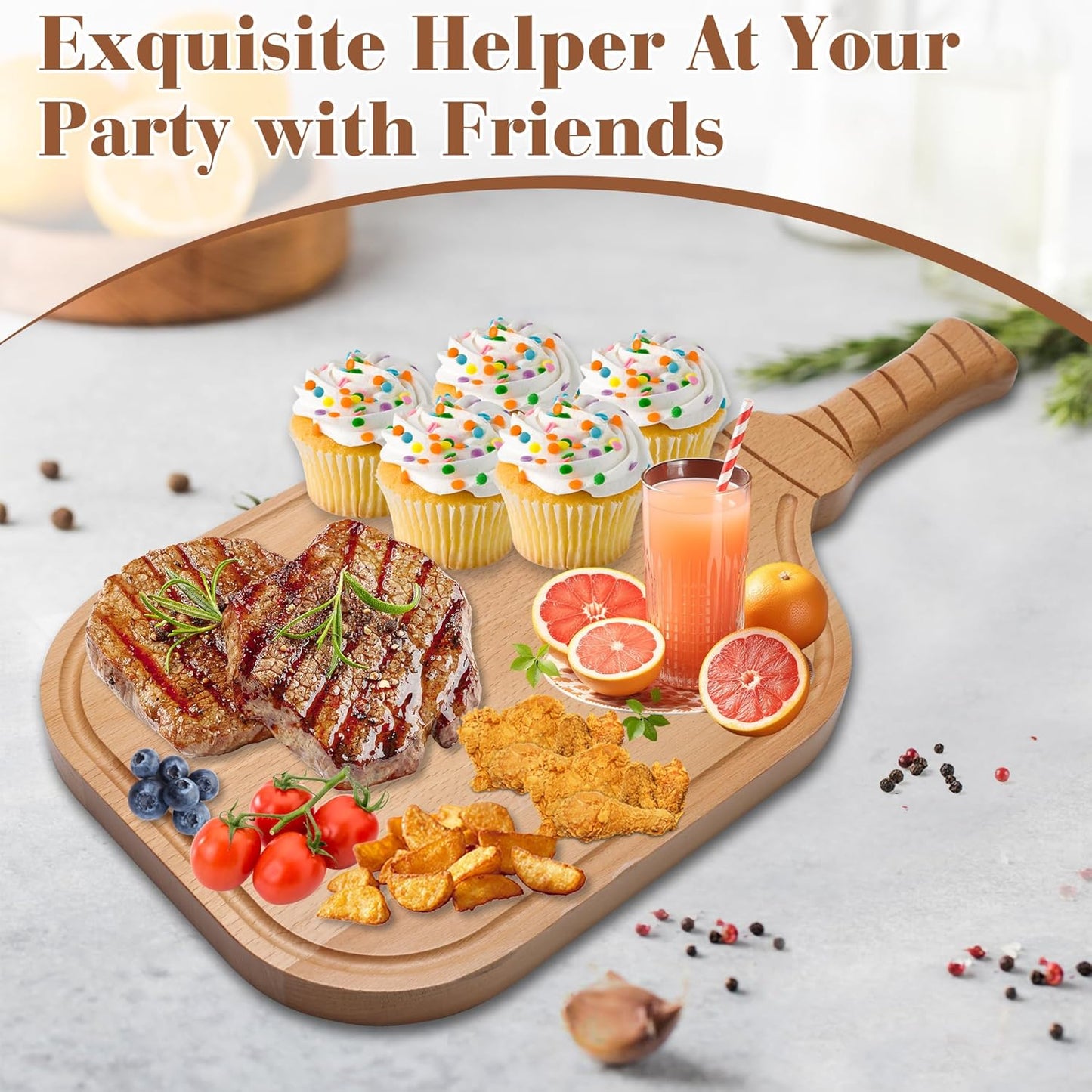 Pickleball Paddle Charcuterie Board