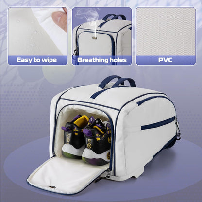 Pickleball Backpack with Laptop Pocket, Shoe Compartment and Fence Hook