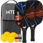 Pickleball Paddles, USAPA Approved Fiberglass Surface Pickleball Set