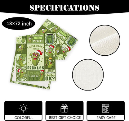 Christmas Pickle Table Runner