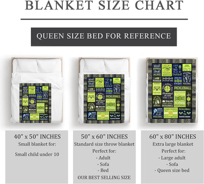Pickleball Gift Blanket