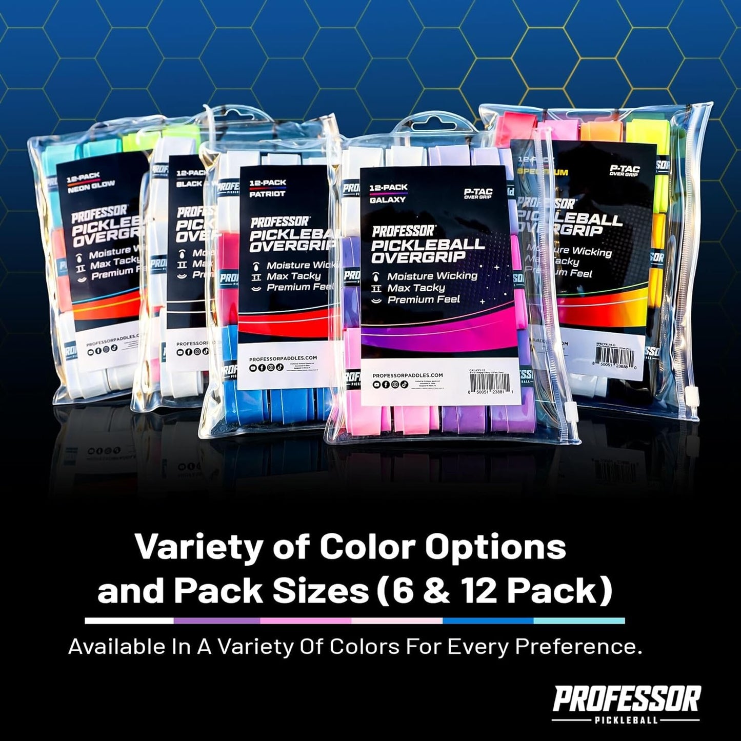 Professor P-Tac Pickleball Paddle Overgrip