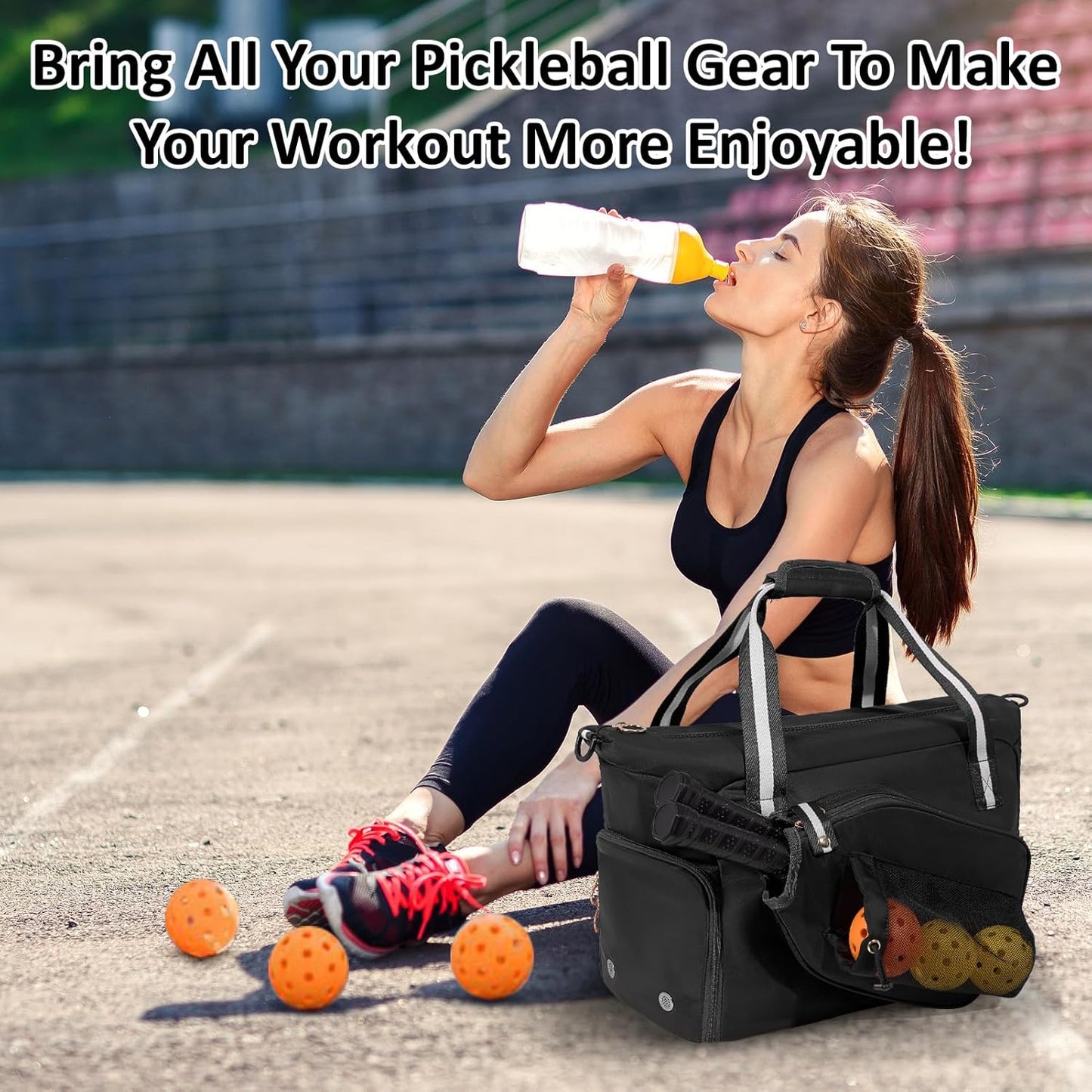 Pickleball Bag with Shoe Compartment