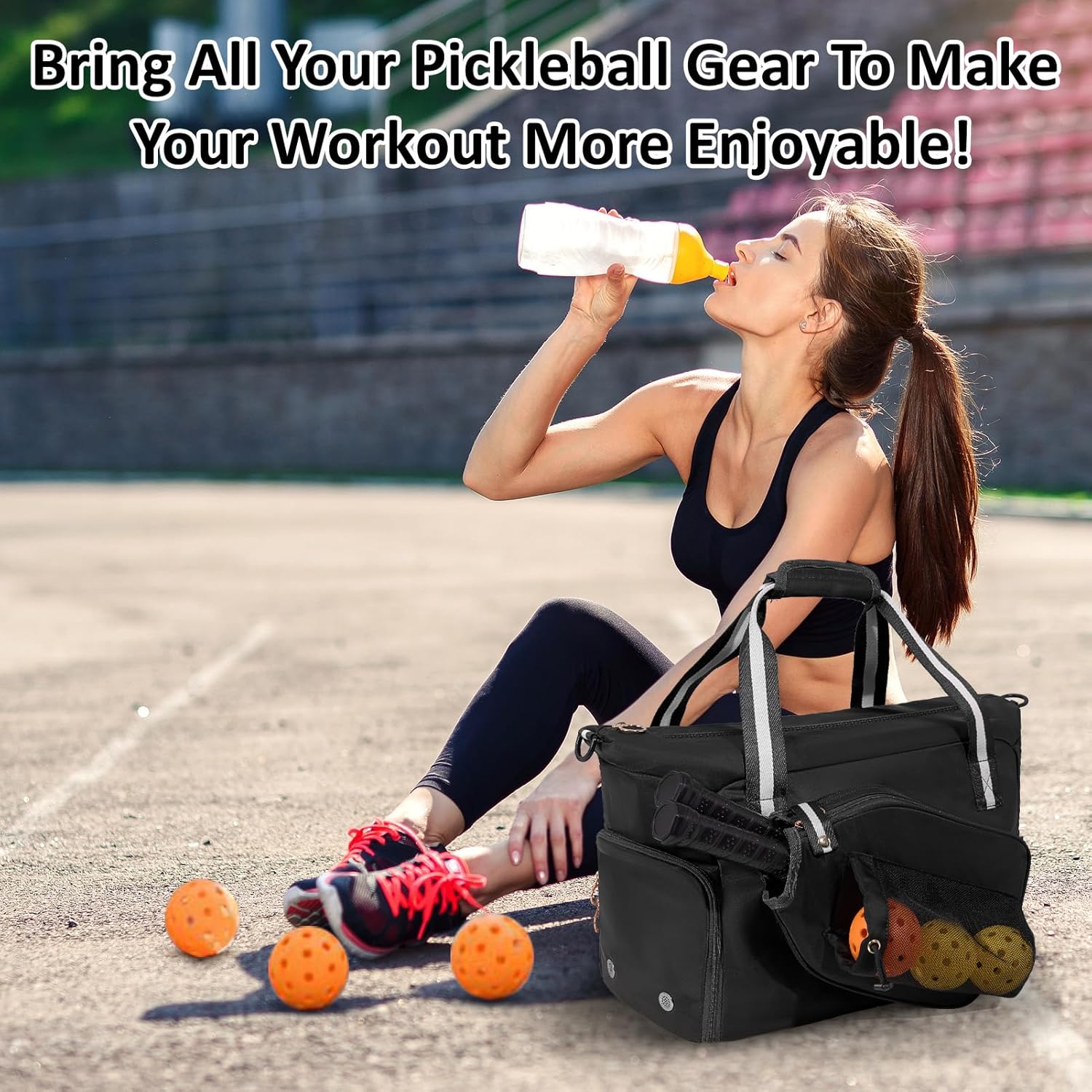 Pickleball Bag with Shoe Compartment