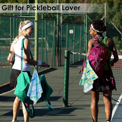 6 Pcs Soft Pickleball Towels, 15 X 17 Inch (with clip)