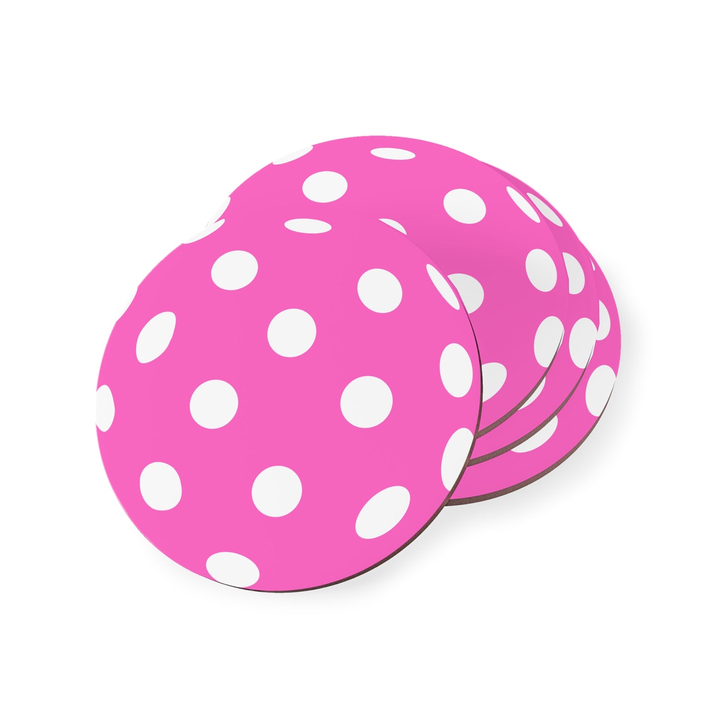 Pickleball Coaster Set, Pink