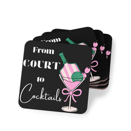 Court to Cocktails Coasters