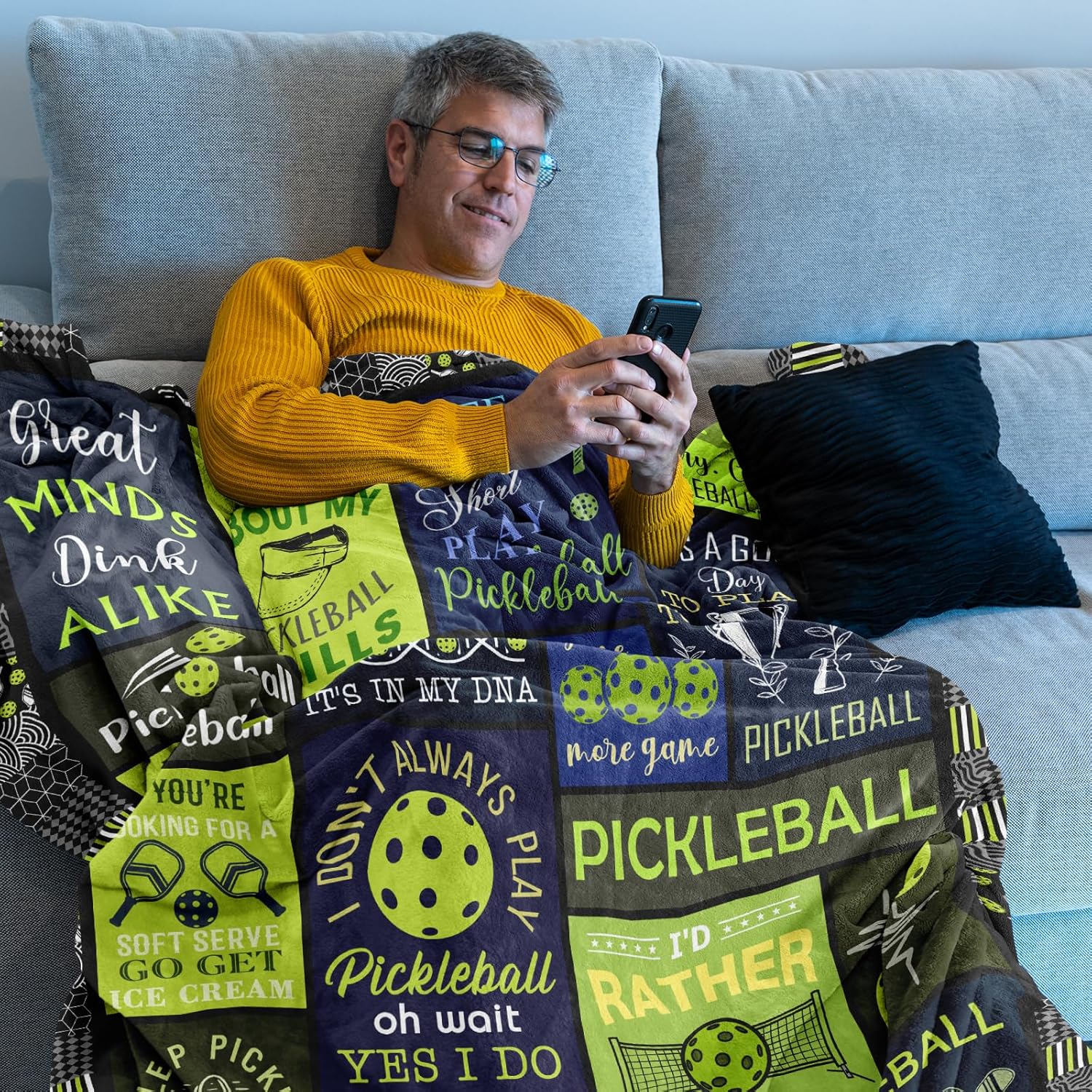 Pickleball Gift Blanket