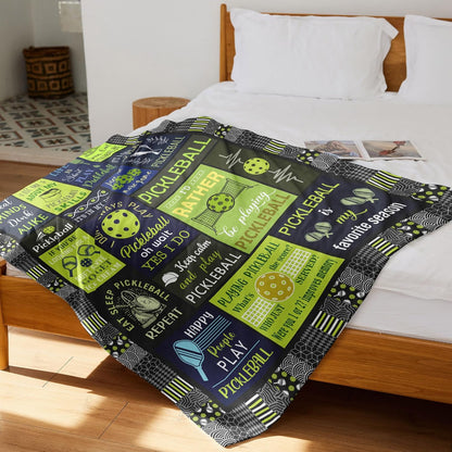 Pickleball Gift Blanket