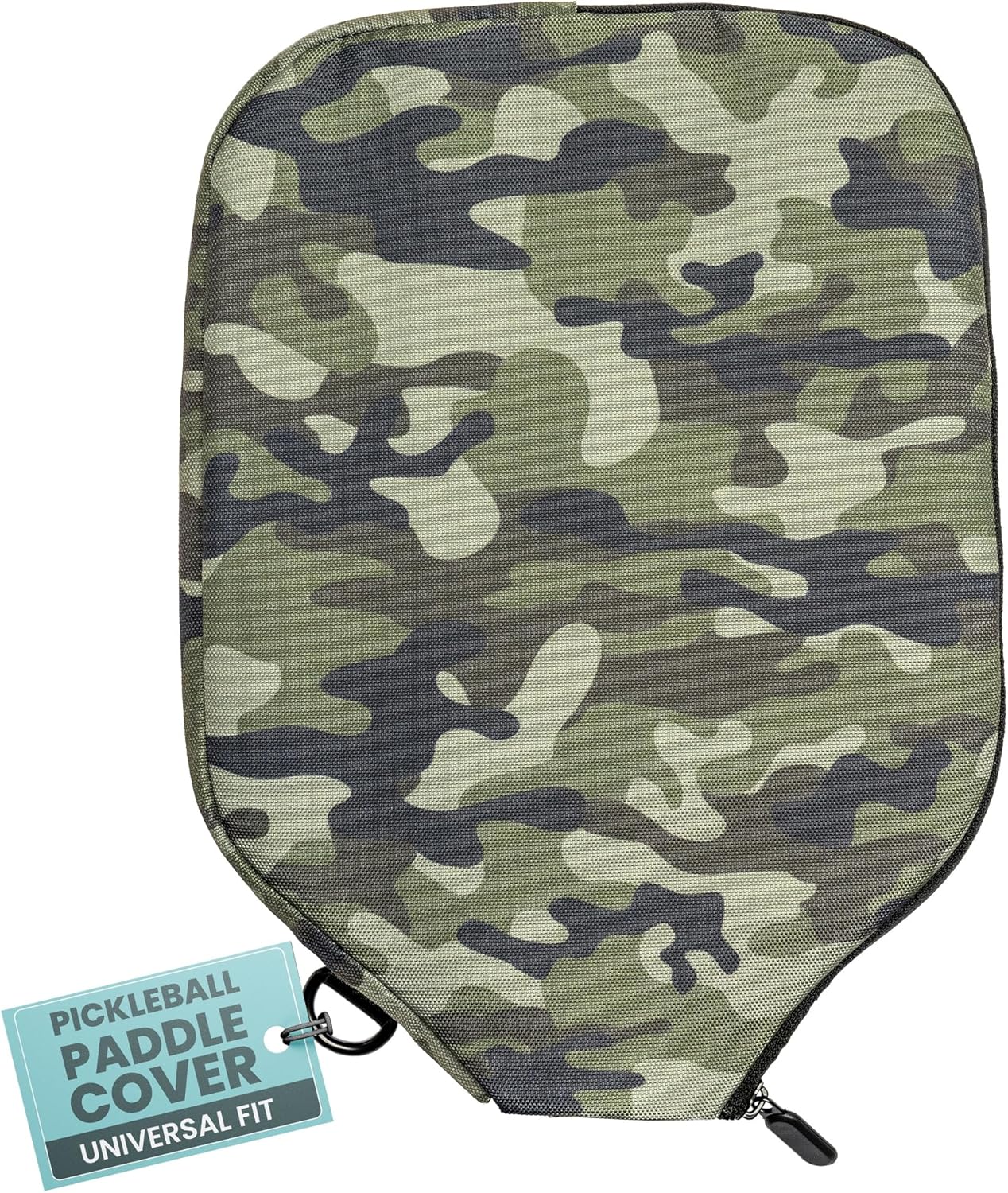 Pickleball Paddle Sleeve | Canvas Cover with Padding and Zipper | Protective Paddle Case for Rackets | Lightweight Pickleball Holder for Storage | Cover Only | Elongated & Standard Size