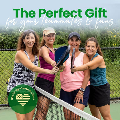 Silver Pickleball Paddle Charm Earrings