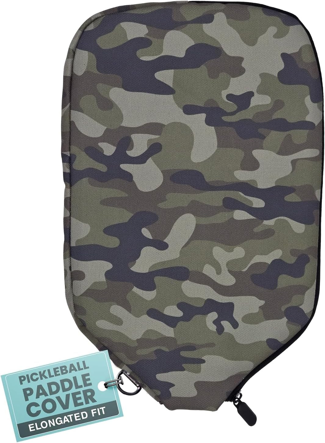 Pickleball Paddle Sleeve | Canvas Cover with Padding and Zipper | Protective Paddle Case for Rackets | Lightweight Pickleball Holder for Storage | Cover Only | Elongated & Standard Size